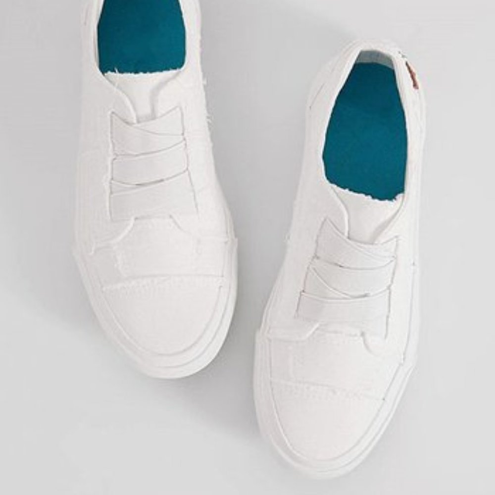 White Slip-On Sneaker - Women